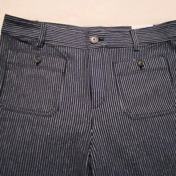 Pinstripe Wide Leg trouser - Picture 3 of 7